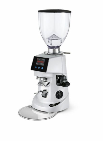 اسكاسو طاحنة القهوة الاوتوماتيكية حسب الطلب F64E - ابيض