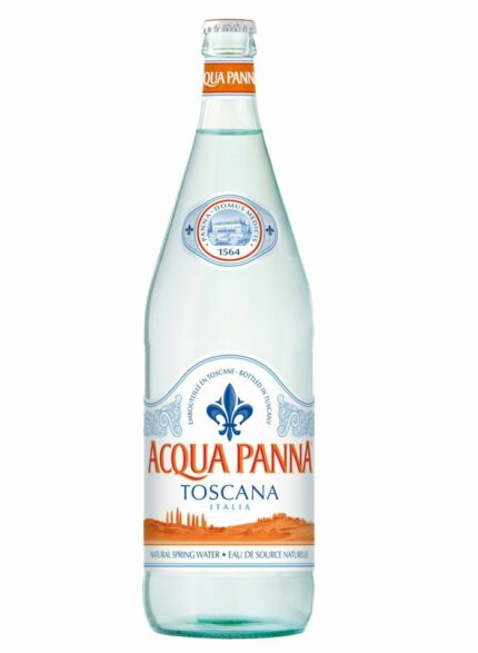 Acqua Panna Natural Mineral Water Glass - Box of 12 Pcs - 1ltr Per Piece