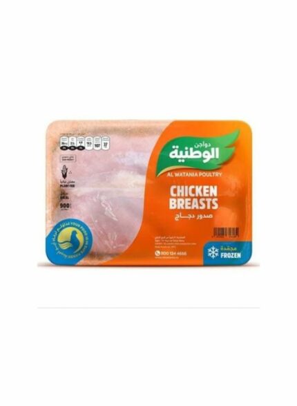الوطنيه صدور دجاج الوطنية مد - 12 حبة بالكرتون - 900 جم