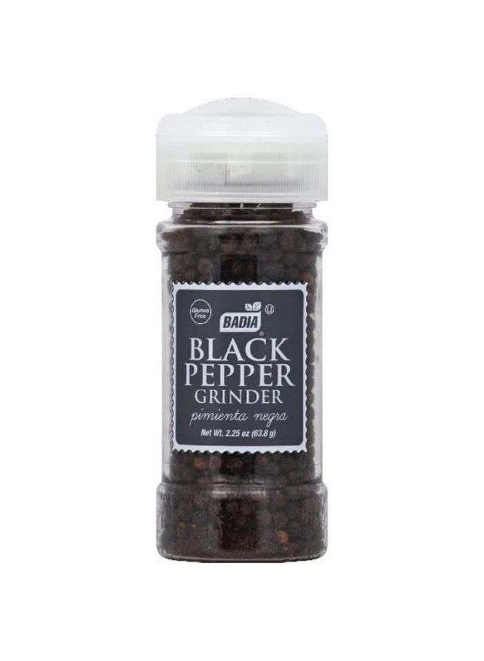 Badia Black Pepper Whole - Box Of 8 Pieces - 63.8 G