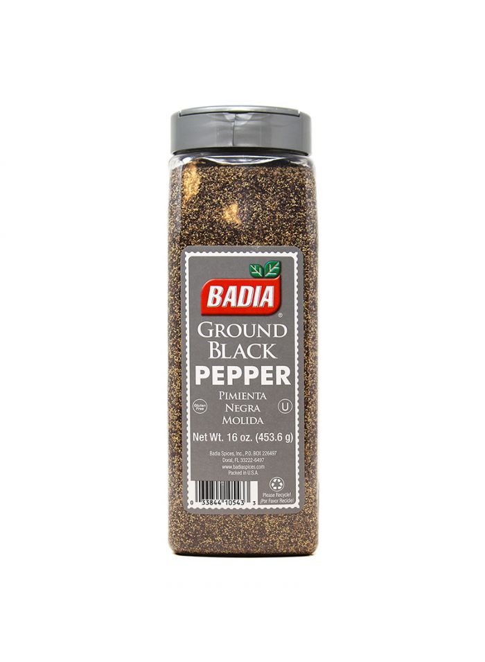 Badia Ground Black Pepper - Box Of 6 Pieces - 453.60 G