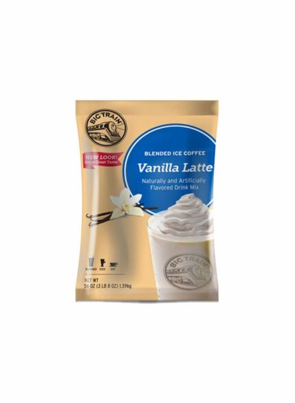 Big Train Vanilla Latte - Box of 5 Bags - 1590 g For Piece