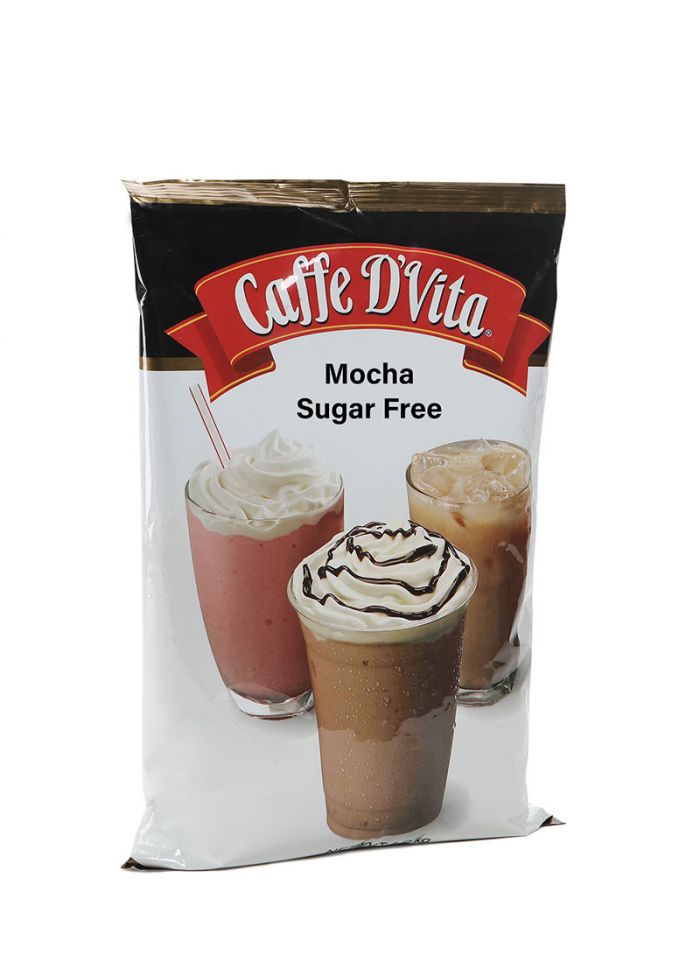 Caffe D'Vita Mocha Sugar Free - Box Of 5 Pcs - 1 kg for Bag