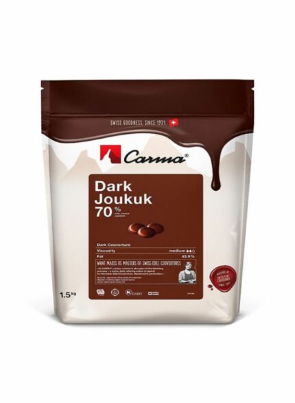 كارما شوكلاته بارد غامق جوكوك 70% اقراص - 1.5 كجم