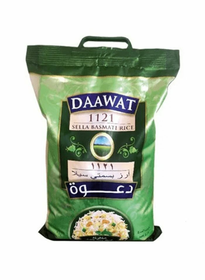 Daawat Sella Basmati Rice (1121) - Box of 4 Pieces - 4.5 kg