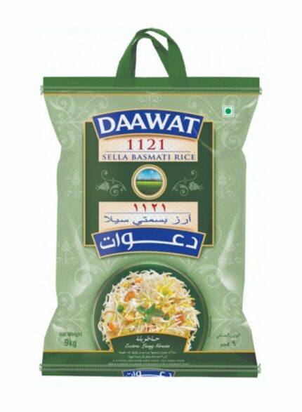 Daawat Sella Basmati Rice (1121) - Box of 4 Pieces - 9 kg