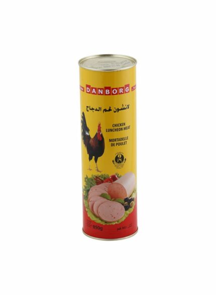 Danborg Chicken Luncheon Meat Reular - Box Of 12 Pcs - 850 gm For Piece