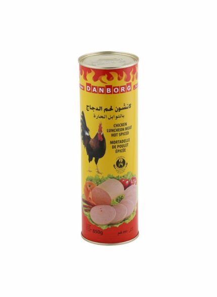 Danborg Chicken Luncheon Meat Spicy - Box Of 12 Pcs - 850 gm For Piece
