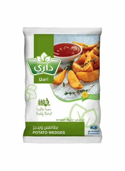 داري بطاطس ويدجز - 10 حبات في الكرتون - 1 كجم