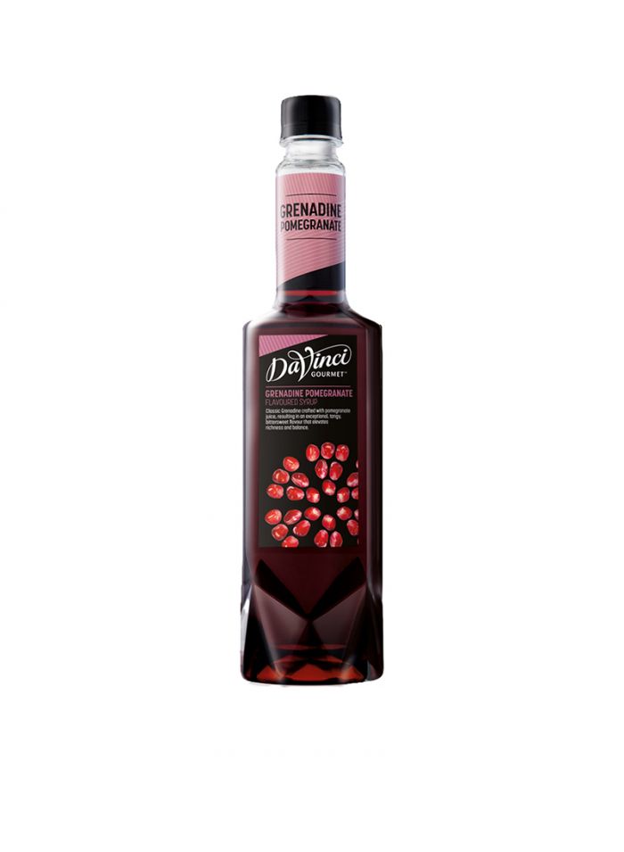 Davinci Grenadine Pomegranate flavoured Syrup - Box Of 12 Pieces - 750 Ml