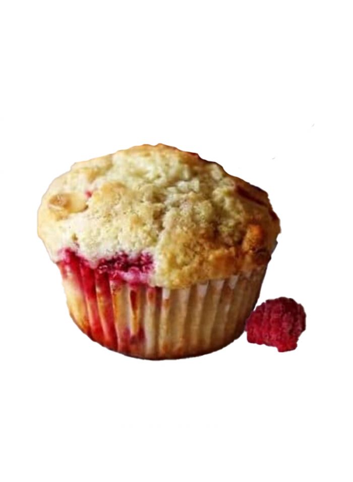 Dawn Raspberry & White Chocolate Muffin - Box Of 24 Pieces - 115 G