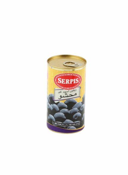 El- Serpis Black Olives In Tins - Box Of 12 Pcs - 350 gm For Piece