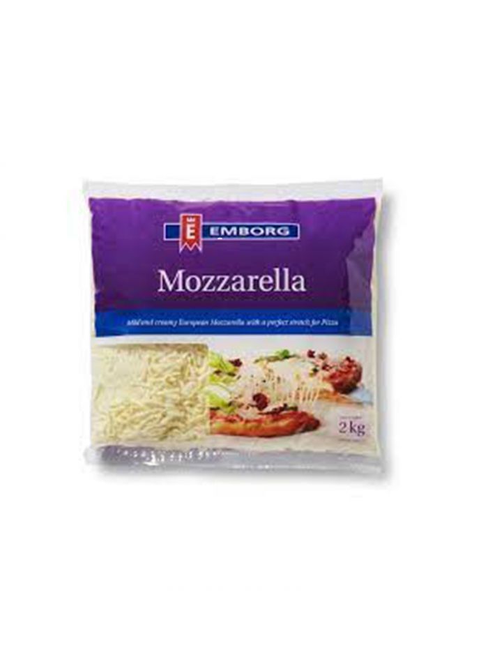 Emborg Easy Stretch W/Mozzarella Shredded F.I.D.M.46% - Box of 6 Pieces - 2 Kg