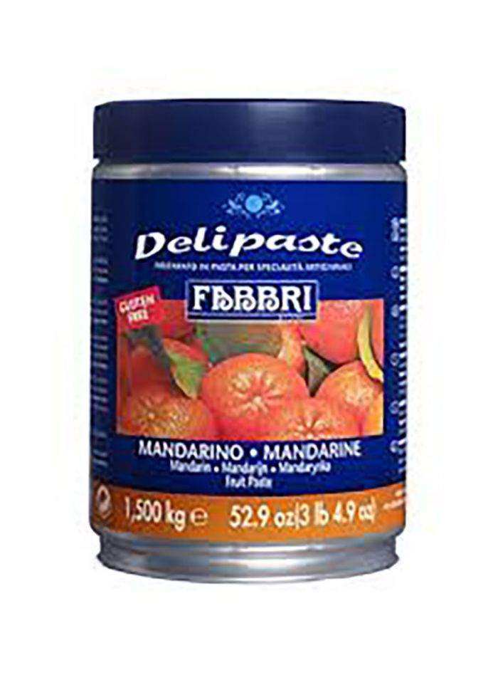 Fabbri Delipaste Mandarin Eu - Box Of 8 Pcs - 1.5 kg For Tin