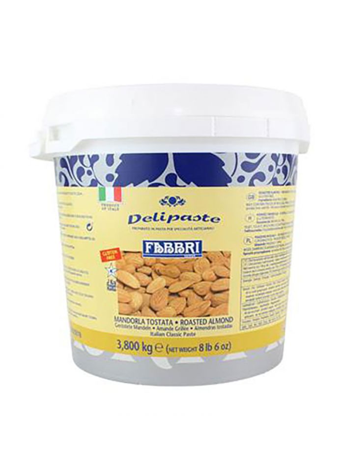 Fabbri Delipaste Roasted Almond - Box Of 3 Pcs - 3.8 kg For Buckets