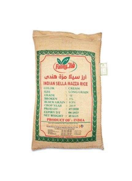 Fatin Creamy Sela Rice Pr-11 - 40 kg For JuteBag