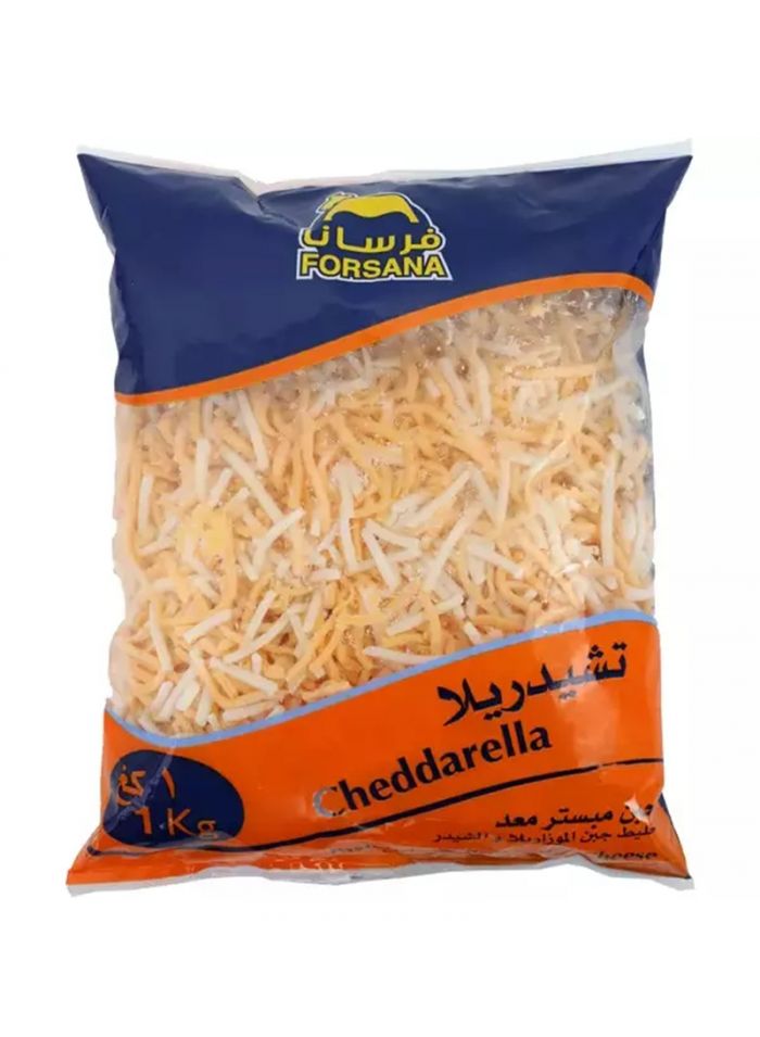 Forsana Cheddar Shredded - box of 6 pieces - 1 kg