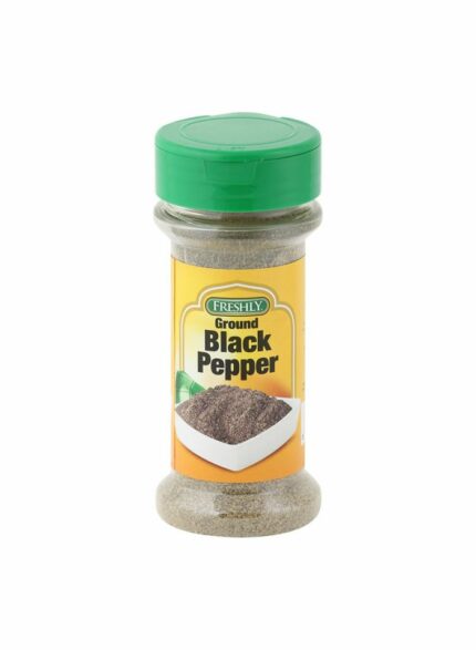 Freshly Black Pepper Ground - Box Of 12 Pcs - 3 oz For Piece