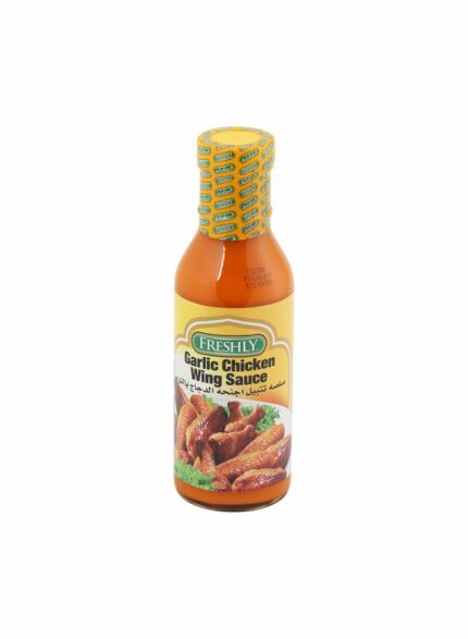 Freshly Garlic Chicken Wing Sauce - Box Of 12 Pcs - 12 oz For Piece