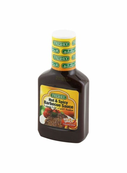 Freshly Hot & Spicy Bbq Sauce - Box Of 12 Pcs - 18 oz For Piece