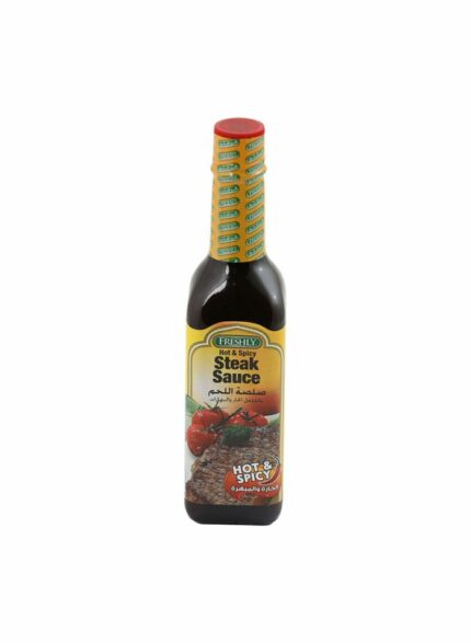 Freshly Hot & Spicy Steak Sauce - Box Of 12 Pcs - 10 oz For Piece