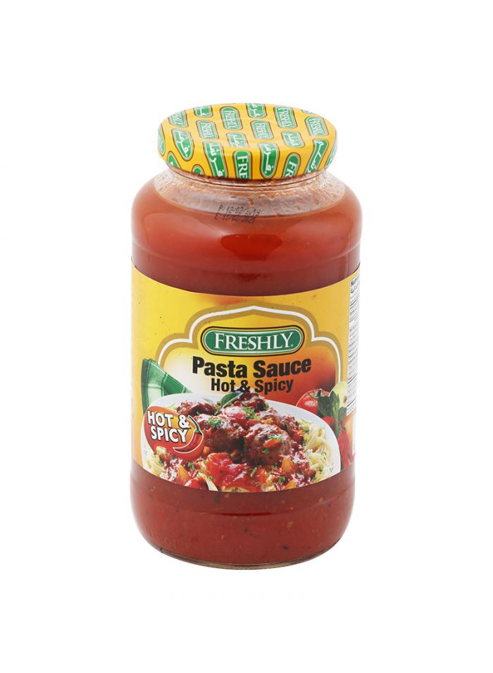 Freshly Pasta Sauce Hot& Spicy - Box Of 12 Pcs - 24oz For Piece Freshly Pasta Sauce Hot& Spicy - Box Of 12 Pcs - 24oz For Piece