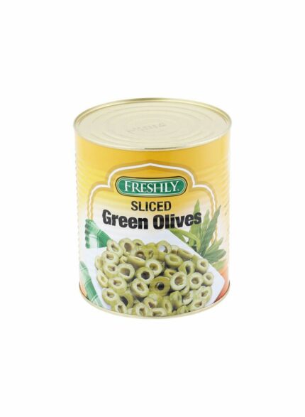 فرشلي شرائح الزيتون الاخضر - 6 حبات في الكرتون - 3000 جم للحبة