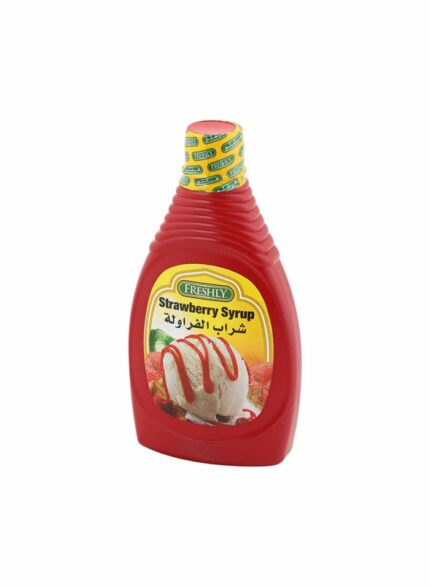 Freshly Strawberry Syrup - Box Of 12 Pcs - 22 oz For Piece