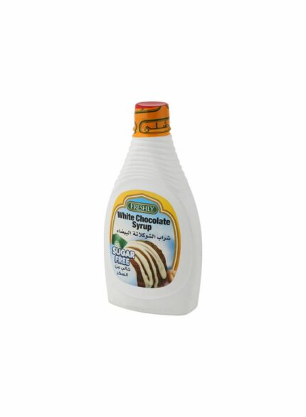 Freshly White Chocolate Syrup Sugar Free - Box Of 12 Pcs - 18 oz For Piece