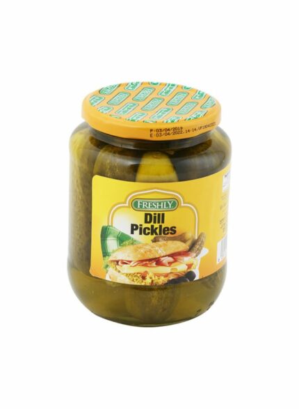 Freshly Whole Dill Pickles - Box Of 12 Pcs - 740 gm For Piece