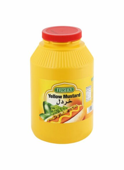 Freshly Yellow Mustard - Box Of 4 Pcs - 1 gal For Piece