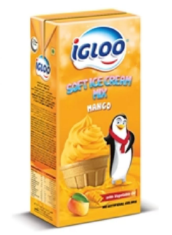 Igloo Soft Serve Mix Mango - box of 12 piece - 1 ltr