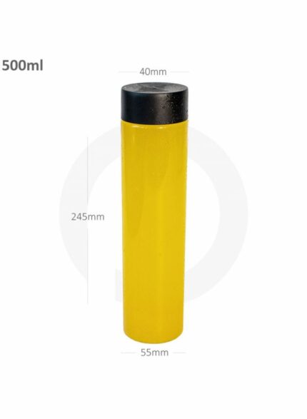 Jara Pet Plastic Bottle With Black PP Cap - 100 ctn - 500 ml