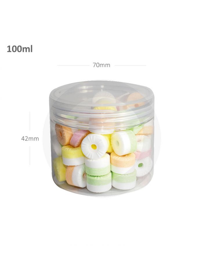 Jara Pet Plastic Jar Clear Pp Cap - 150/Ctn - 100 ml