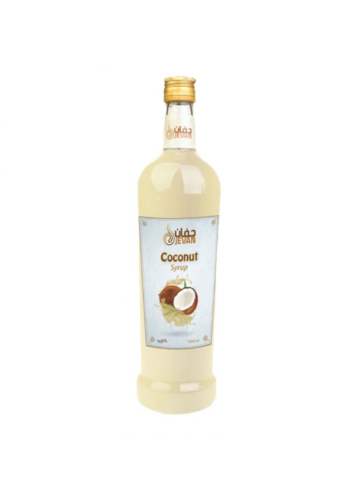 Jevan Coconut Syrup - Box Of 4 Pieces - 1 Ltr