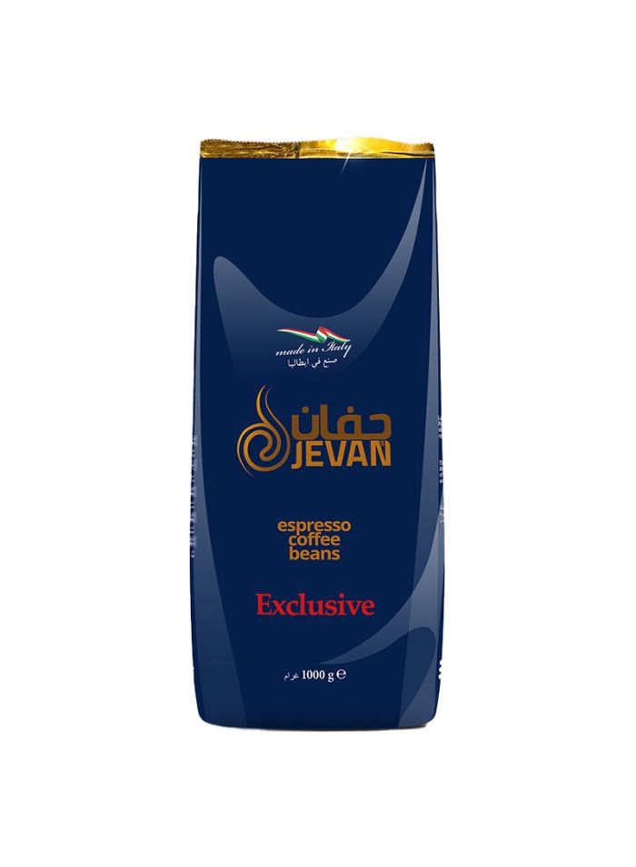Jevan Exclusive Beans 80% Arabica 20% Robusta - Box Of 6 Pieces - 1 Kg