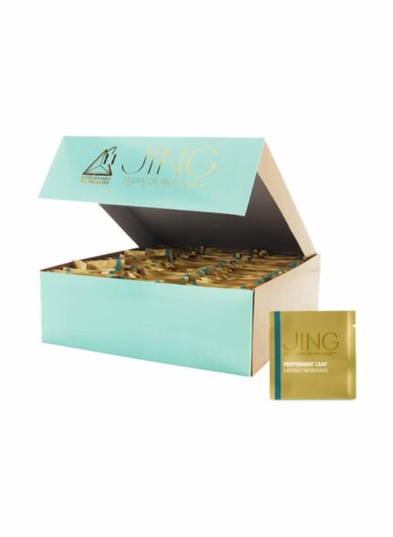 Jing Tea Peppermint Leaf Tea - Box of 6 Pieces - 100 Packets Per Piece
