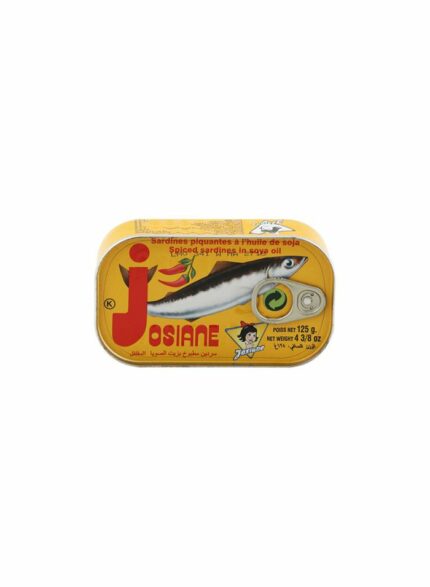 Josian Sardine In Spicy Oil E - Box Of 50 Pcs - 125 gm For Piece
