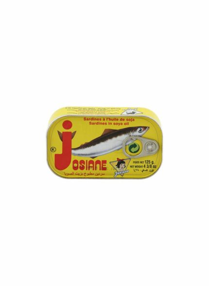 Josiane Sardine In Soy Oil E - Box Of 50 Pcs - 125 gm For Piece