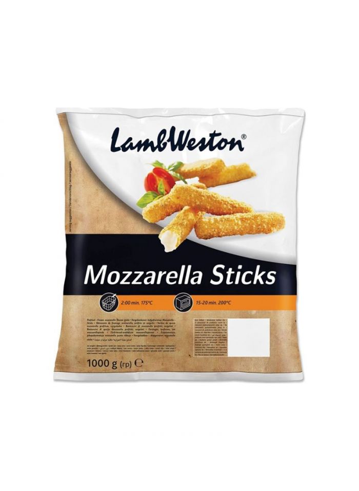 Lamb Weston Mozzarella Cheese Sticks - Box Of 6 Pieces - 1 Kg