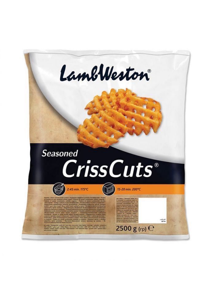 Lamb Weston Potato Crisscuts (Rt) - Box Of 4 Pieces - 2.5 Kg