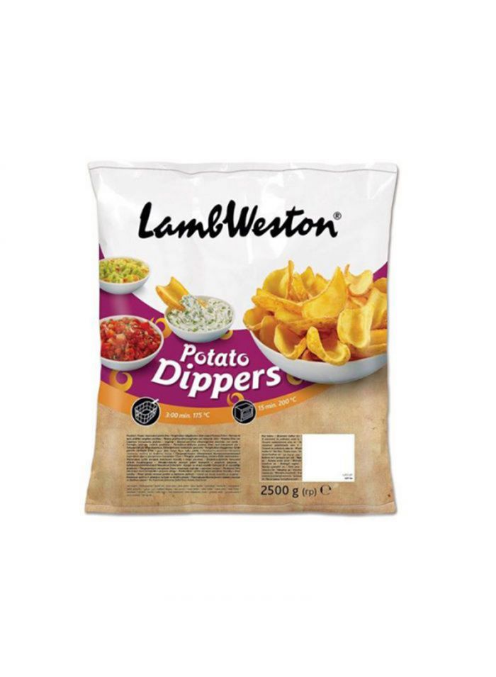 Lamb Weston Potato Dippers - Box Of 4 Pieces - 2.5 Kg