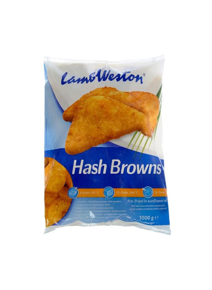 Lamb Weston Potato Hash Browns - Box Of 10 Pieces - 1 Kg