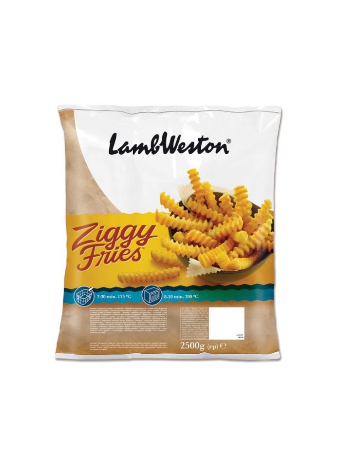 Lamb Weston Potato Stealth Fries Ziggy 9 X 9 - Box Of 4 Pieces - 2.5 Kg
