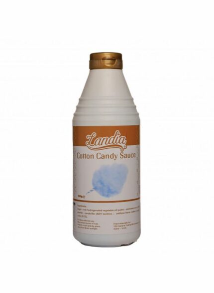Landia Cotton Candy sauce - blue - Box Of 12 - 500 g For Piece