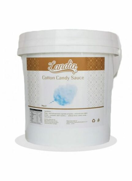 Landia Cotton Candy sauce - blue - Box Of 2 - 5 kg For Piece