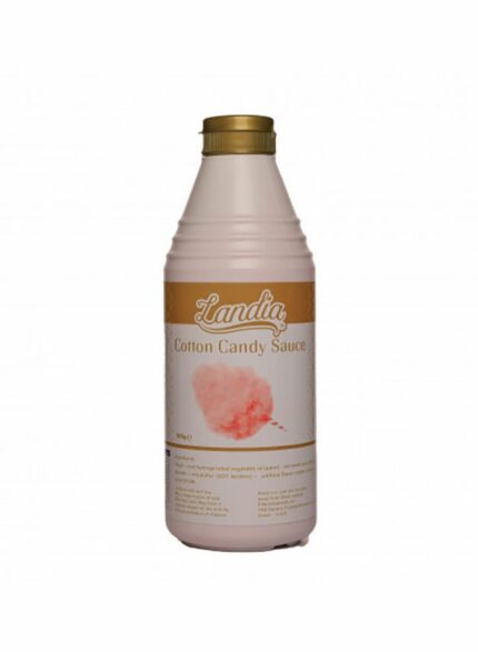 Landia Cotton Candy sauce - pink - Box Of 12 - 500 g For Piece