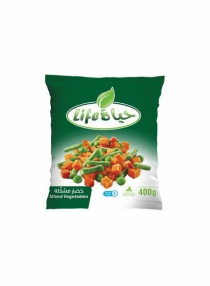 حياة خضار مشكل - 20 حبة بالكرتون - 400 جم