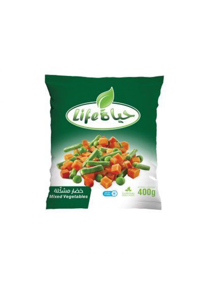 Life Mixed Vegetables - Box Of 20 Pieces - 400 G