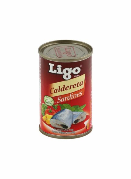 Ligo Kaldereta Flaver Sardines - Box Of 48 Pcs - 155 gm For Piece